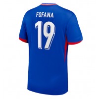 Camisa de Futebol França Youssouf Fofana #19 Equipamento Principal Europeu 2024 Manga Curta